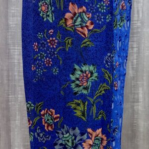 welovekebaya Sarong Skirt With Side Zip (L) - SRLBlue003