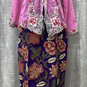 welovekebaya Nyonya Kebaya Set  (11 Years Old ) - KBK11Pink002