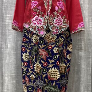 welovekebaya Nyonya Kebaya Set  (11 Years Old ) - KBK11RED001