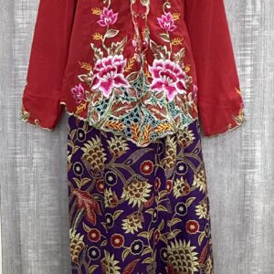 welovekebaya Nyonya Kebaya Set  (12 Years Old) -  KBK12RED001