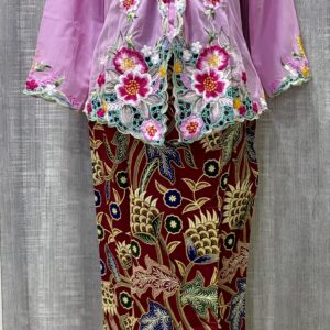 welovekebaya Kid Kebaya Set (7 Years Old)  - KBK7YRPINK003
