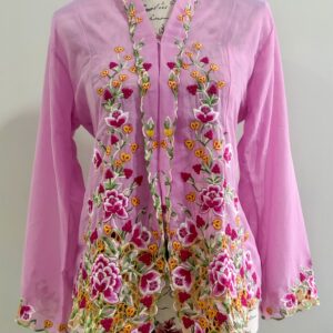 welovekebaya Nyonya Kebaya (L) - With buttons -NKBLPINK004