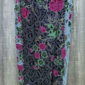 welovekebaya Sarong Skirt With Side Zip (L) -  SRLGREY003
