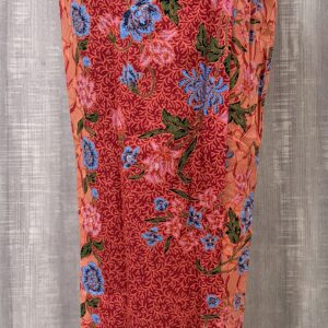 welovekebaya Sarong Skirt With Side Zip (S) - SRSOrange001