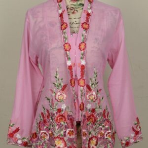 welovekebaya Nyonya Kebaya (L) - With buttons -NKBLPINK004