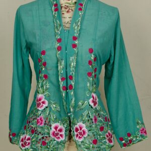 welovekebaya  Nyonya Kebaya (M) -With buttons - NKBMTURQ003