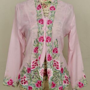 welovekebaya  Nyonya Kebaya (M) -With buttons - NKBMLPINK001