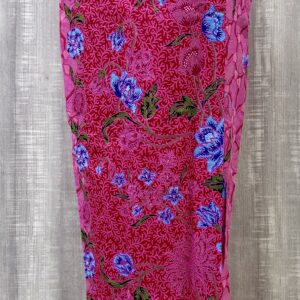 welovekebaya Sarong Skirt With Side Zip (L) -  SRLPINK002