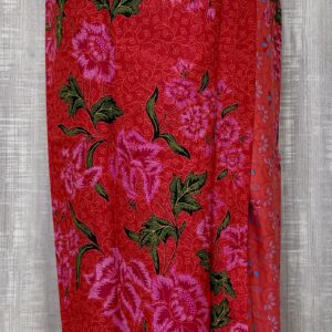 welovekebaya Sarong Skirt With Side Zip (L) -  SRLRED002