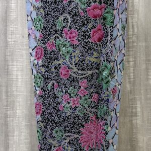 welovekebaya Sarong Skirt With Side Zip (M) - SRMGREY002