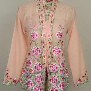 welovekebaya  Nyonya Kebaya (M) -With buttons - NKBMPEACH001