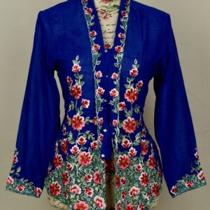 Nyonya Kebaya (S) - with buttons - NKBSRYLBLUE001