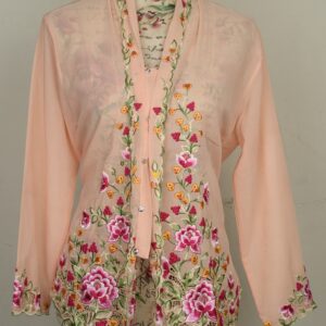 welovekebaya Nyonya Kebaya (XL) - With buttons -NKBXLPEACH001