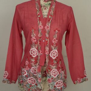welovekebaya  Nyonya Kebaya (M) -With buttons - NKBMCRLPINK001