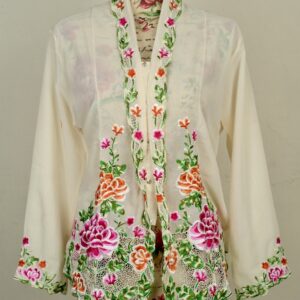 welovekebaya Nyonya Kebaya (XL) - With buttons -NKBXLCREAM002