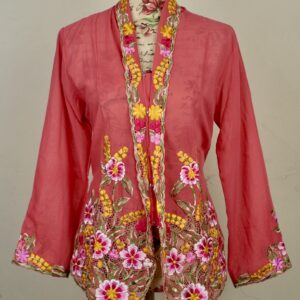 welovekebaya Nyonya Kebaya (L) - With buttons - NKBLCRLPINK001