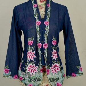 welovekebaya  Nyonya Kebaya (M) -With buttons - NKBMNABYBLU002