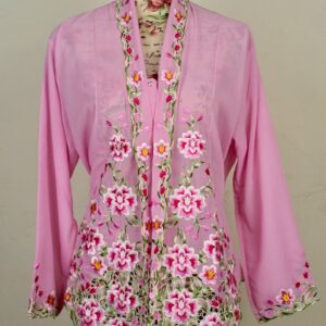 welovekebaya  Nyonya Kebaya (XXXL) - with buttons  - NKBXXXLPINK002