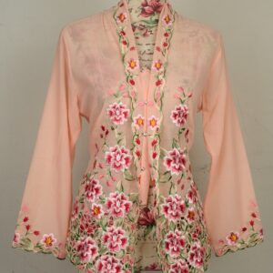 welovekebaya Nyonya Kebaya (L) - With buttons - NKBLPEACH002