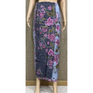 welovekebaya Sarong Skirt With Side Zip (XL) - SRXLSKYBLU002_F