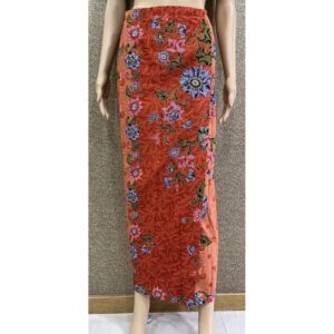 welovekebaya Sarong Skirt With Side Zip (L) - SRLORG002