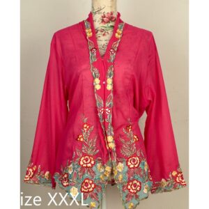 welovekebaya  Nyonya Kebaya (XXXL) - with buttons - NKBXXXLFuchsiapk001