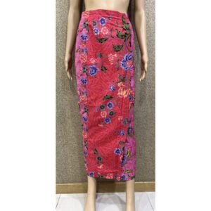welovekebaya Sarong Skirt With Side Zip (L) - SRLPK007