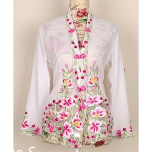 Nyonya Kebaya (S) - no buttons (top only) - NKSWH003