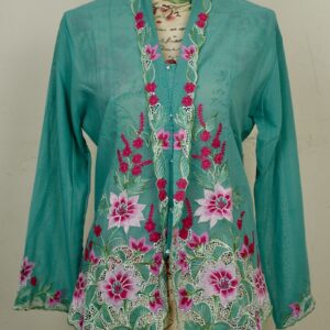 welovekebaya Nyonya Kebaya (L) - With buttons - NKBLTURQ002