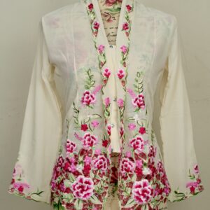 Welovekebaya Nyonya Kebaya (XS) - with buttons - nkbxsCREAM001