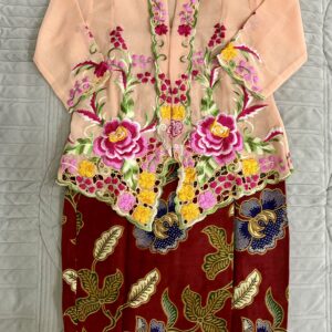 Welovekebaya Kid Kebaya Set (2 Years Old) - KBK2YRPEACH001