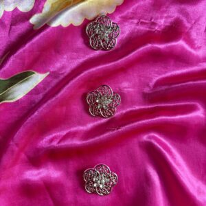 welovekebaya Silver Medium Brooch 16 (without chain) - KMBS016