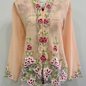 welovekebaya  Nyonya Kebaya (XXXL) - with buttons  - NKBXXXLPEACH002