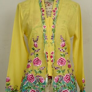 welovekebaya Nyonya Kebaya (L) - With buttons - NKBLYELLOW2