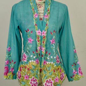 welovekebaya  Nyonya Kebaya (M) -With buttons - NKBMTURQ004