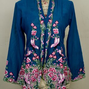 welovekebaya  Nyonya Kebaya (M) -With buttons - NKBMDKTEALBL002